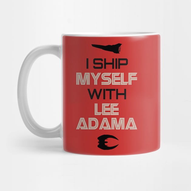 I ship myself with Lee Adama by AllieConfyArt